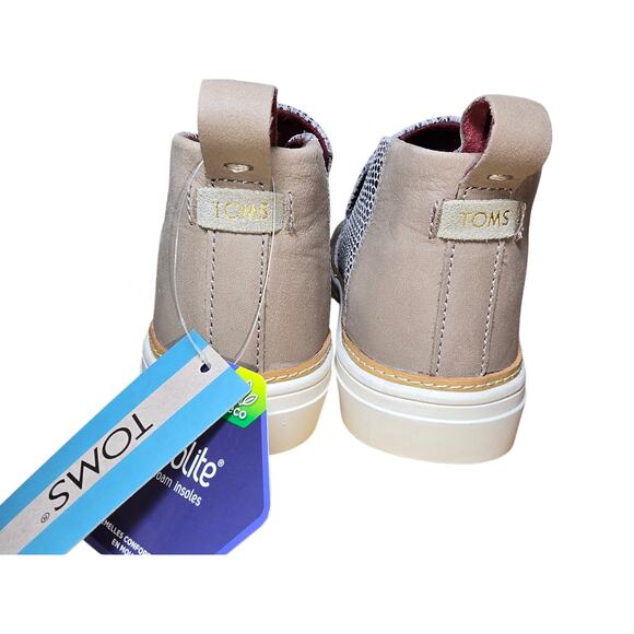 Toms NWT Paxton Winterized Midcut Slip on Womens Size 6 Ortholite Suede Insoles - Picture 8 of 11